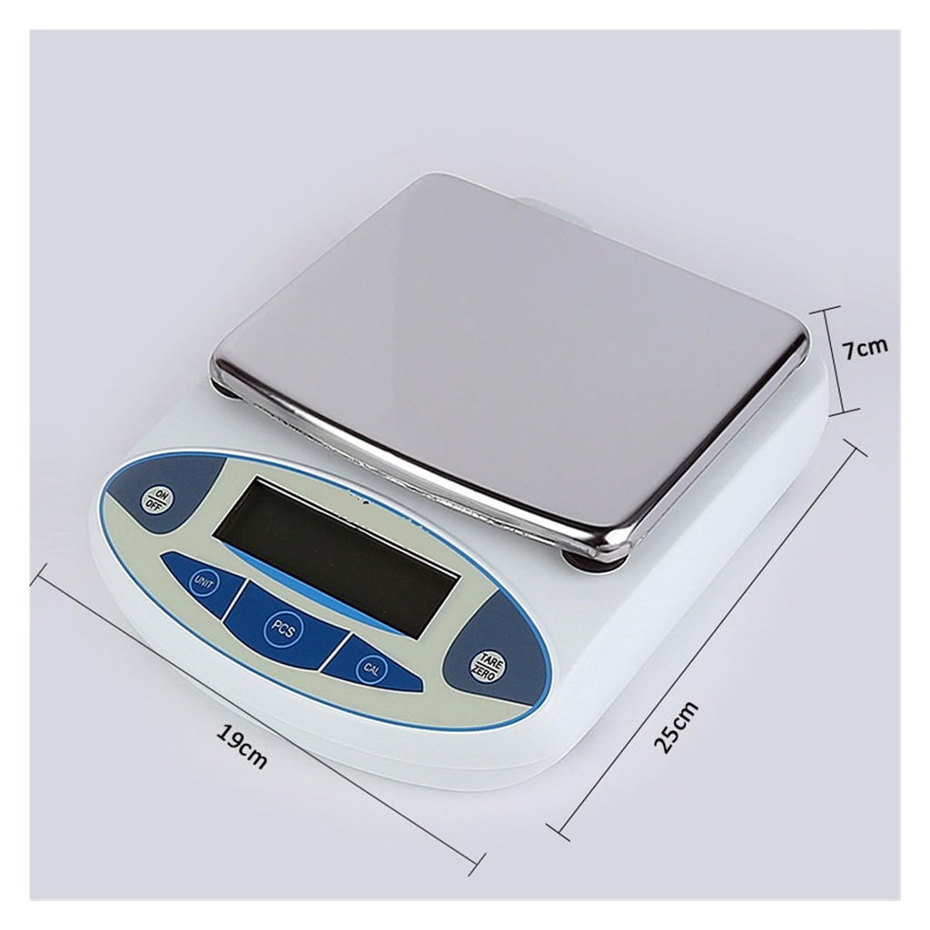Analytical Balance, Digital Balance Electronic JM-B30002 3000g0.01 Counting and Weighing Scale with Windshield for Lab, Jewelry Store(JM-B30002(3000g/0.01g) 方盘)