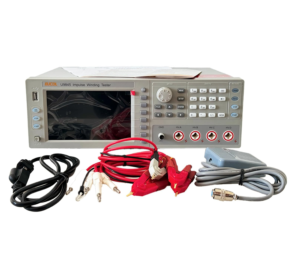 U9845 4-Channel Impulse Winding Tester for Transformer Motor 100V-5000V