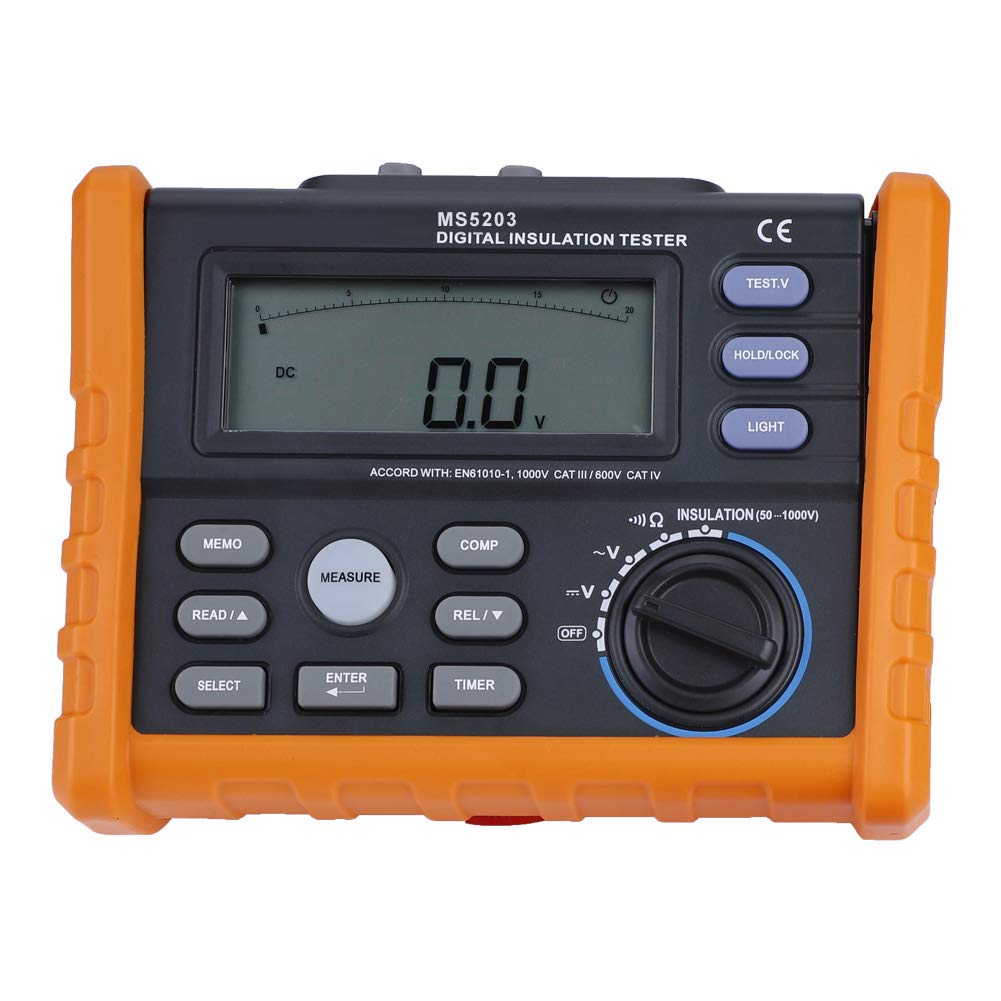 Insulation Resistance Tester Peakmeter Ms5203 Digital Display Meter, Peakmeter Pm5203 Digitaler Isolationswiderstand Tester Meter, ZIZEVvosa9bpi8u