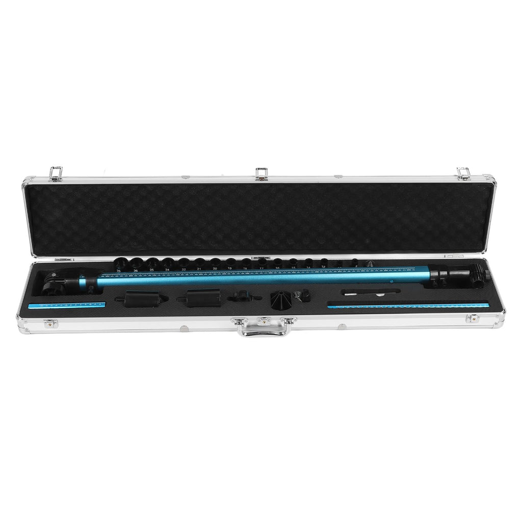 Acouto 2D Auto Body Measuring System High Accuracy Aviation Aluminum Auto Body Shop Frame Tram Gauge for Cars Dent Repair Tools