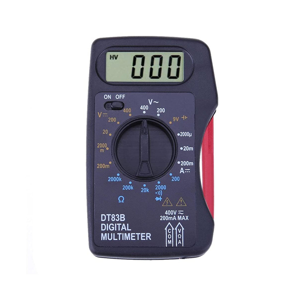 Multimeter DT83B Pocket Digital Ammeter Voltmete DC/AC Ohm Meter Tester Electrical Instruments Mini Thin