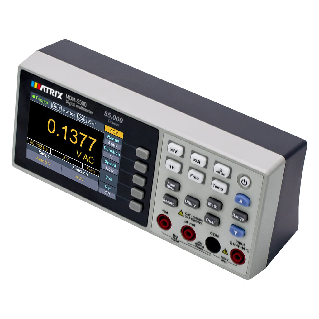 DMM 4-1/2 Digit Digital Multimeter, Matrix MDM-5500,Benchtop Digital Multimeter,True RMS AC Current Voltage Measurement