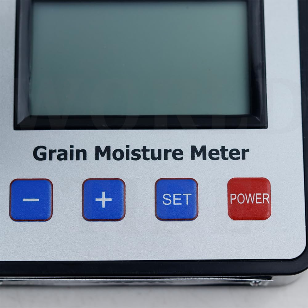 Grain Moisture Meter, Cocoa Beans Wheat Corn Moisture Detector, Measurement Features Rapid Humidity Detection