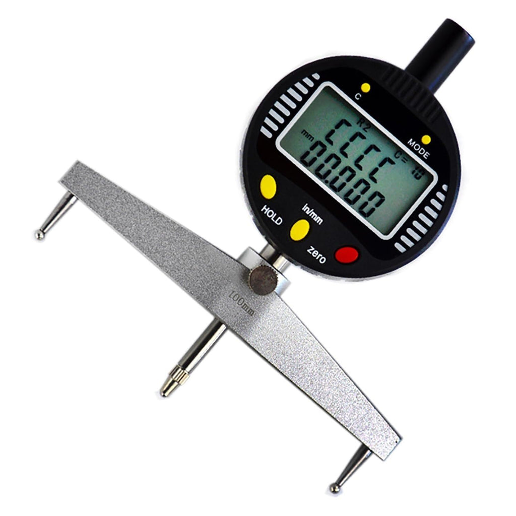 Radius Indicator Measurement Tool, Measuring Range 0-12.7mm, with 5 Measuring Jaw, Electronic Inside and Outside Radius Gage, for Mechanical Parts