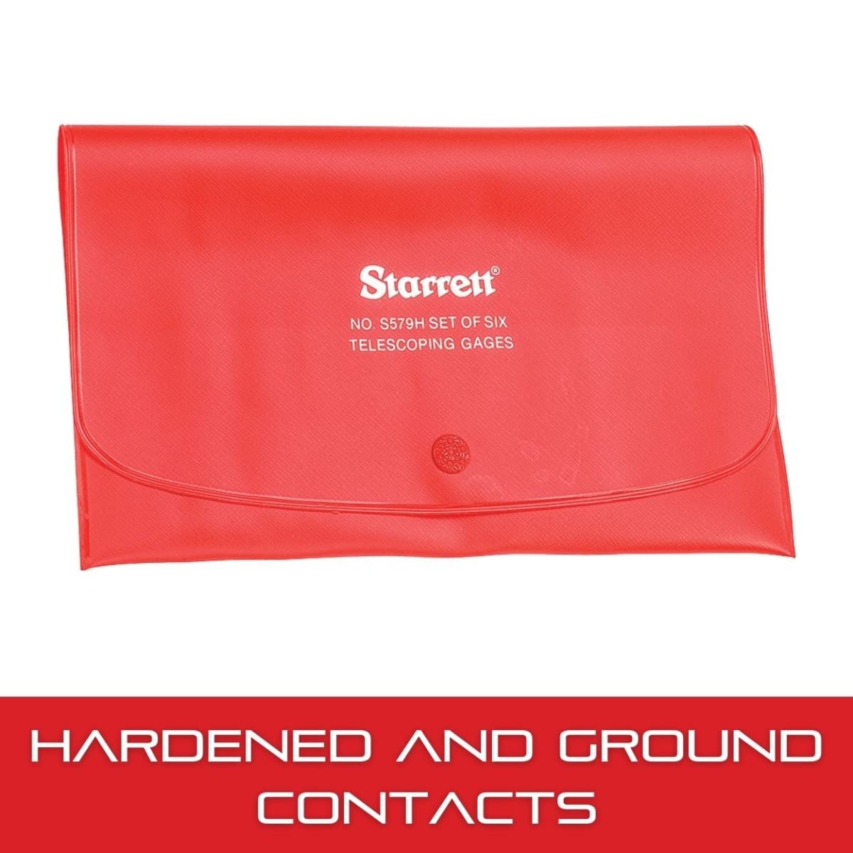 Starrett Telescoping Gage Set, 5/16"-6" Range, 2-3/8"-3-1/4" Handle Length