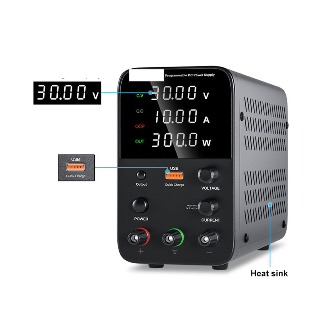Programmable DC Power Supply Laboratory Maintenance Workbench Voltage Current Regulator