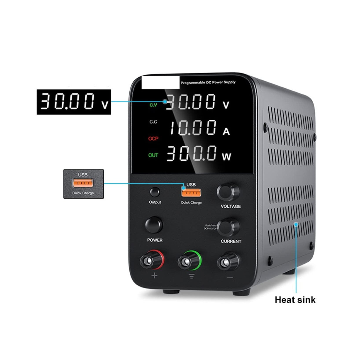 Programmable DC Power Supply Laboratory Maintenance Workbench Voltage Current Regulator