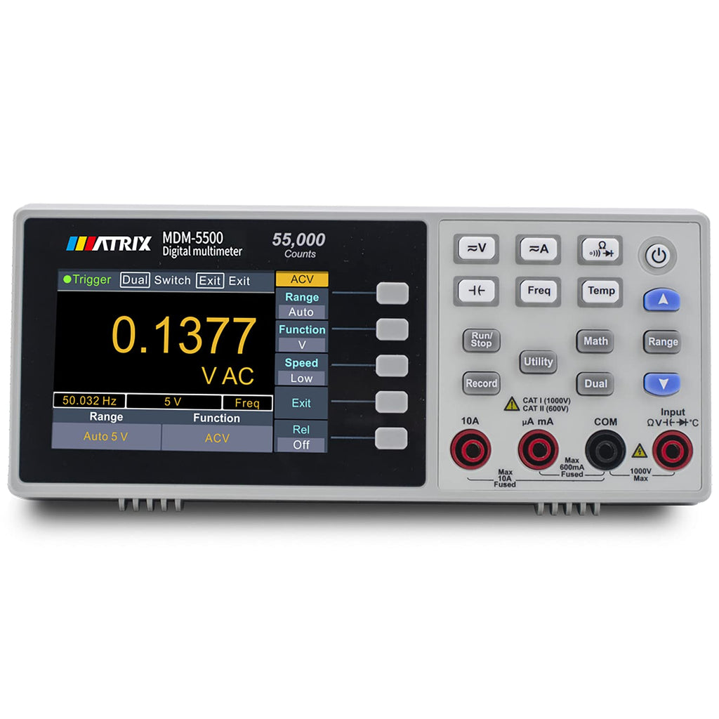 DMM 4-1/2 Digit Digital Multimeter, Matrix MDM-5500,Benchtop Digital Multimeter,True RMS AC Current Voltage Measurement