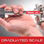 Starrett Stainless Steel Electronic Slide Caliper, 0-6" Range, .0005" Res