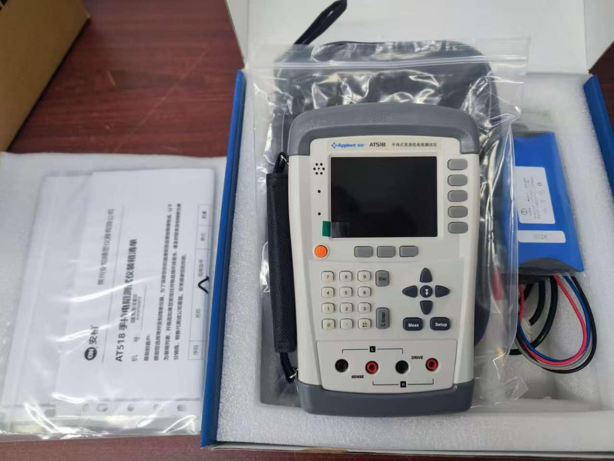 i-POOK - LCR Meter AT825 AT826 AT827 AT828 High Precision Digital Bridge Meter 0.2% Accuracy, 50000 Counts with USB Protocol, Touch Screen SCPI Color LCD Capacitance Tester