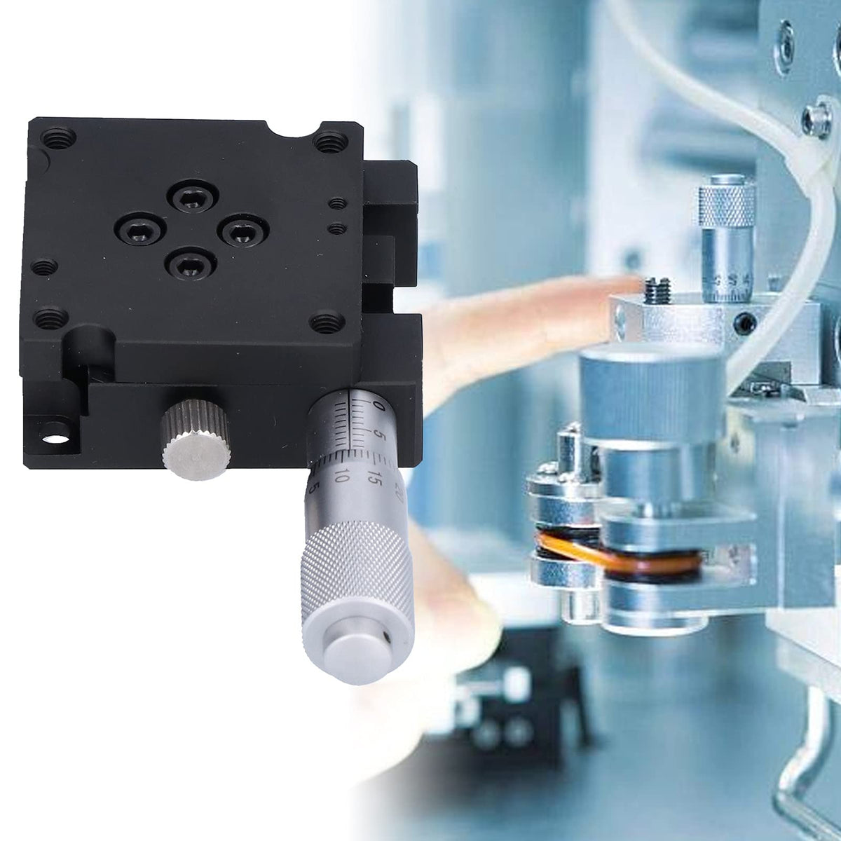 RF A40 Micrometer Rotation Stage, ±10° Manual Fine Tuning for