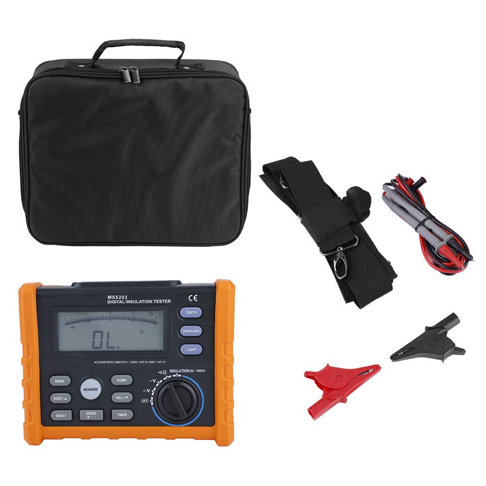 Insulation Resistance Tester Peakmeter Ms5203 Digital Display Meter, Peakmeter Pm5203 Digitaler Isolationswiderstand Tester Meter, ZIZEVvosa9bpi8u
