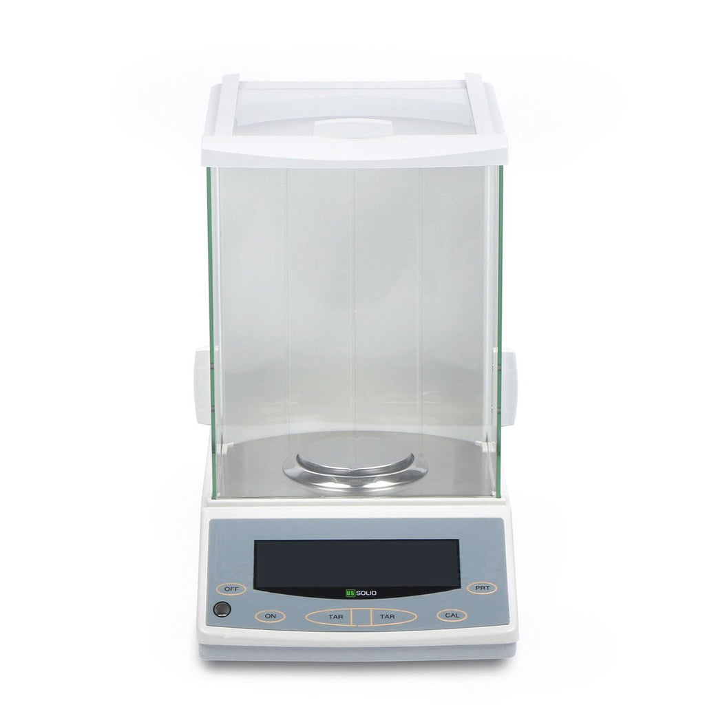 U.S. Solid 200g x 0.0001g Analytical Balance, High Precision Digital Lab Scale for Density & Dynamic Weighing, 0.1mg Accuracy