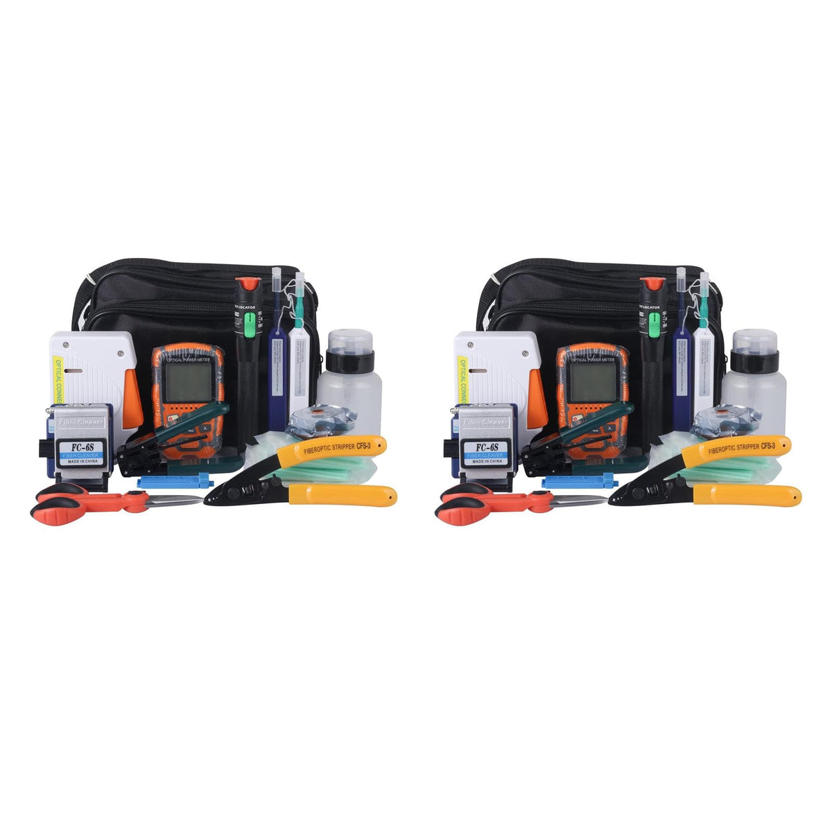 Moocci Fiber Optic Termination & Cleaning Kit Multi Tester Tools Set 2 Pack