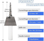 Hinged Probe Curved Finger Test Articulated Design 3.5mm for Electrical Industrial Scientific Use Effective Test Length 97mm