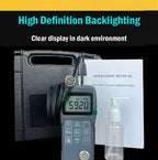 Ultrasonic Thickness Gauge Meter Through Paint Coatings Thickness Gauges with 0.65 to 600mm 0.025 to 23.62inch 3-30mm 0.118 to 1.181inch P-E and E-E Echo-Echo Mode for Steel Aluminum Copper