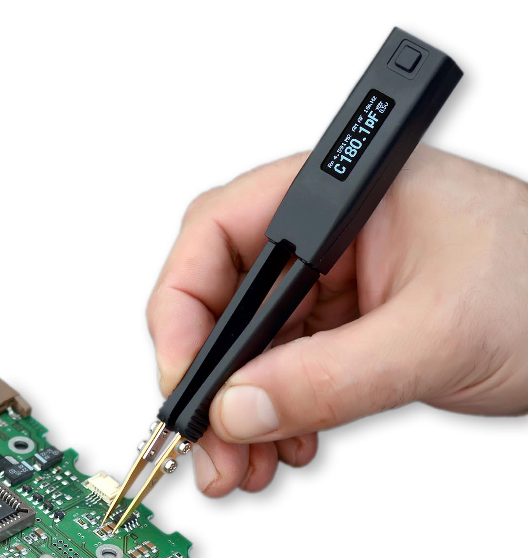 ST5S Professional LCR Meter/ESR Meter with Spare Test Leads and Pocket Case