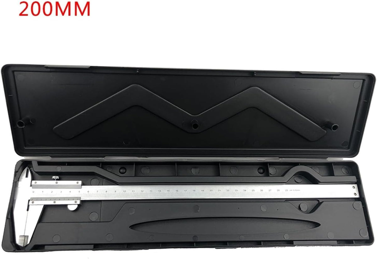 Vernier Caliper Vernier Caliper 150/200/300mm 0.02mm Metal Calipers Gauge Micrometer Woodworking Measuring Tools Instruments Measurement (0.02mm 200mm