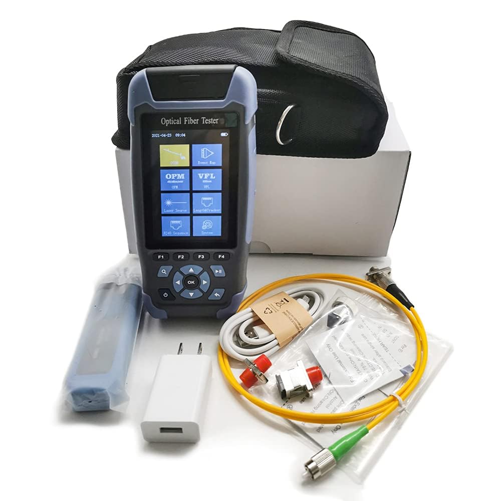Mini-Pro 1610nm SM OTDR Mulit-Function Tester can On-line Live Test Built in OPM/OLS / RJ45 Test/VFL Test Rang 5m-60Km Dynamic Range 22dB Connector UPC (YD-3000-1610-UPC)