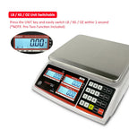 VisionTechShop TVP-60B Price Computing Scale, Lb/Oz/Kg Switchable, 60lb Capacity, 0.01lb Readability, NTEP Legal for Trade COC #19-038, NSF Certified