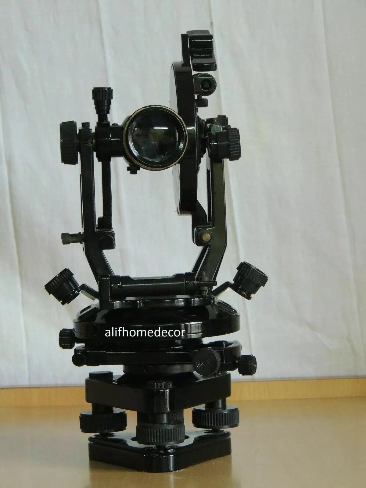 Vintage 20 Second Vernier Transit Theodolite Surveying Instrument, Optical Plummet, Horizontal & Vertical Angle Measurement Tool for Land Survey