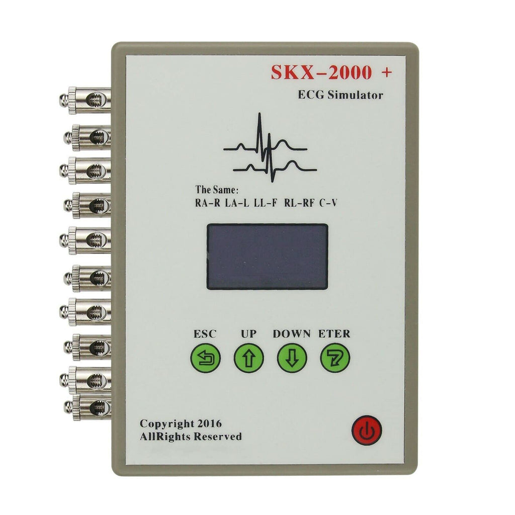 SKX 2000 ECG Signal Simulator LED Display ECG Signal Generator 10-200bpm