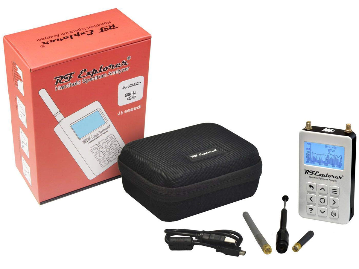 RF Explorer Digital Handheld Spectrum Analyzer 4G Combo Plus - Slim
