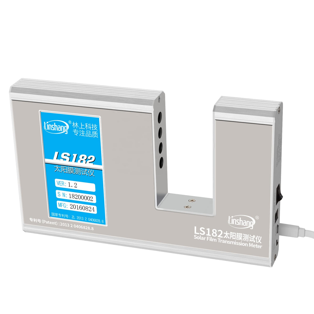 LS182 SHGC Window Energy Meter with UV Full IR Visible Light Transmittance Solar Heat Gain Coefficient with Six Results