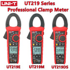 UNI-T UT219E UT219M UT219DS Pro Clamp Meter Digital Professional Pliers Ammeter 6000 Counts Electrical Repair Meter Tester(UT219M)