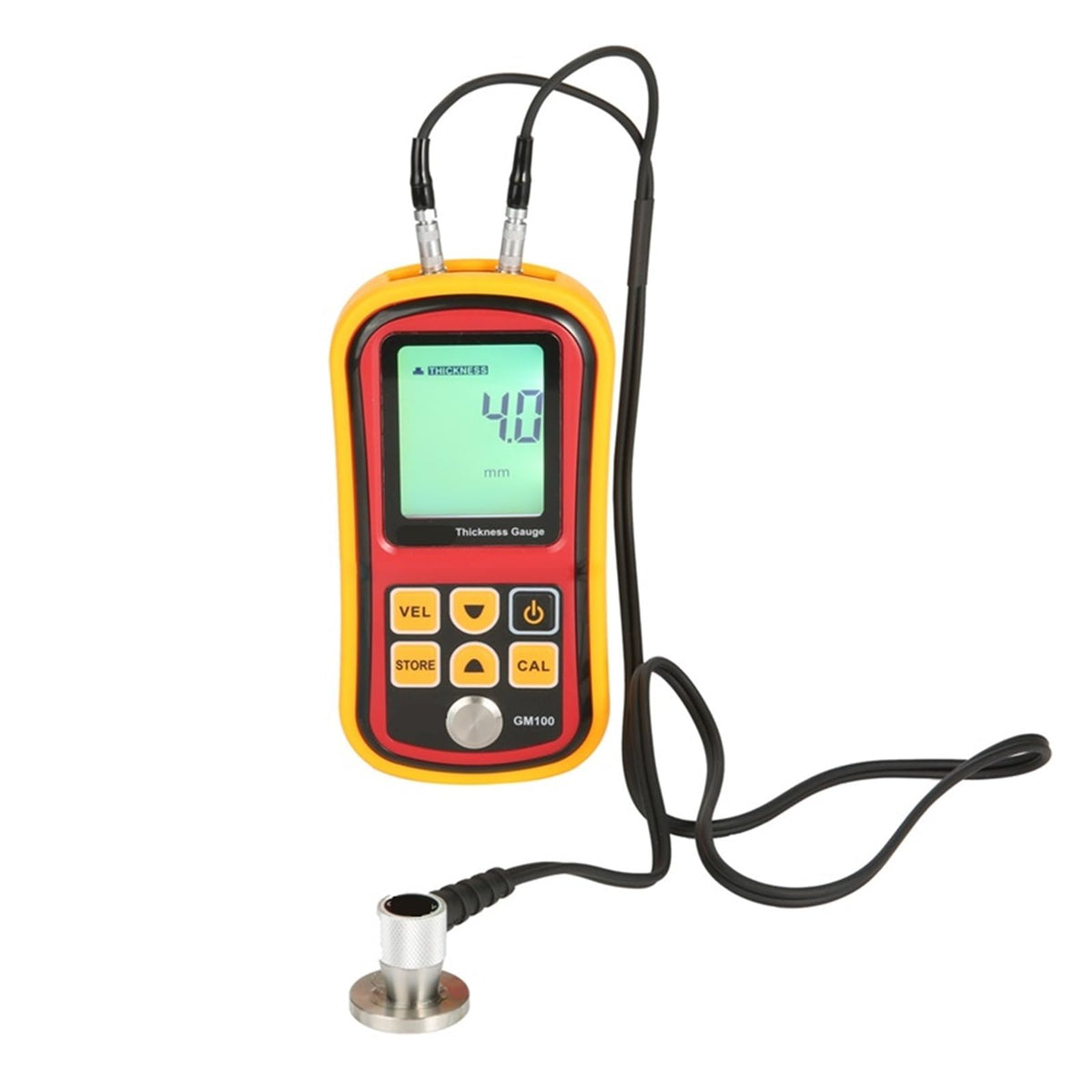 Thickness Gauge Meter Digital LCD Metal Width Measuring Tools 1.2~220mm (Steel) Measurement GM100