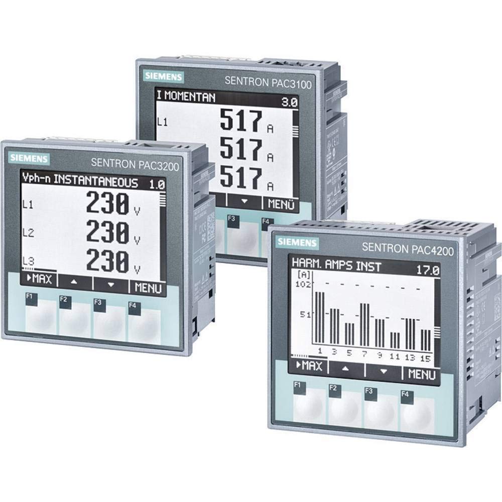Siemens SENTRON PAC3200 Meter, Compression Terminals, AC/DC