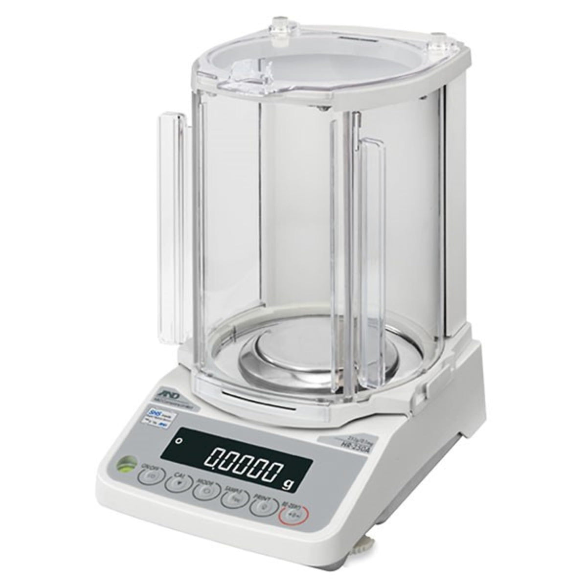 A&D Weighing HR-100A Galaxy Analytical Balance, 102g x 0.1mg with External Calibration