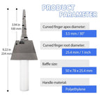 UL Articulated Test, Bend Test Finger Accessibility Probe, Electric Shock Protection, 3.5mm Hinged Test Probe, UL Test Curved Finger, for Electrical, Industrial, Scientific, Laboratory