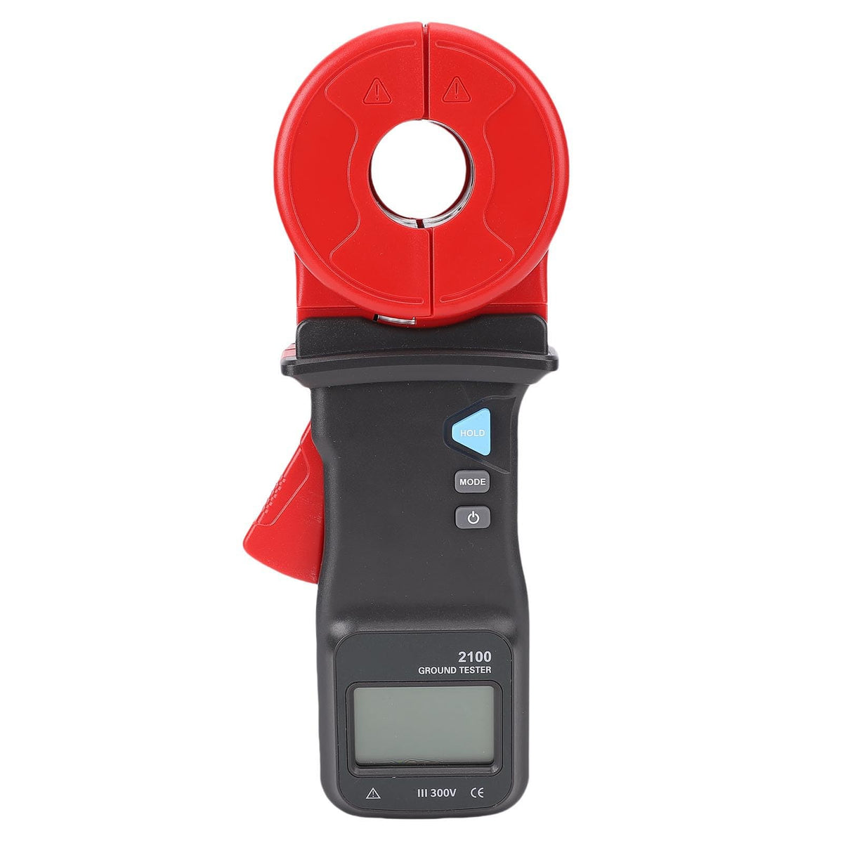 0.01-1000Ω Clamp Ohm Meter, High Resolution Ground Resistive Value Tester for Telecommunications, Electricity, Meteorology