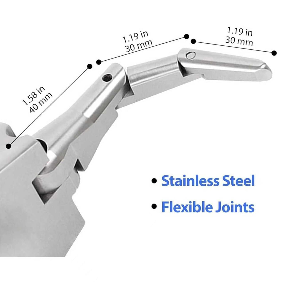 Articulated & Curved Finger Test Probes for Electrical Safety Testing, UL Certified, Bend Test Finger Probe for Laboratory Environments