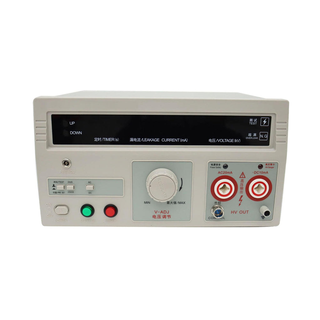 Withstand Hi-Pot 5KV 100VA Tester Voltage Tester Power Equipment Testing Tool Electrical Insulation Strength Tester 5KV AC/DC 110V