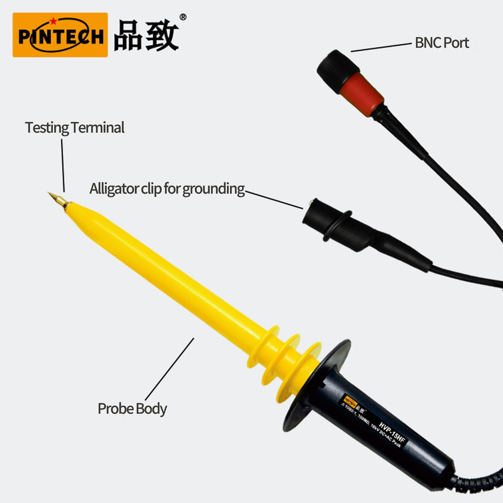 PINTECH High Voltage Probe 1000:1 Oscilloscope Probe 40MHz
