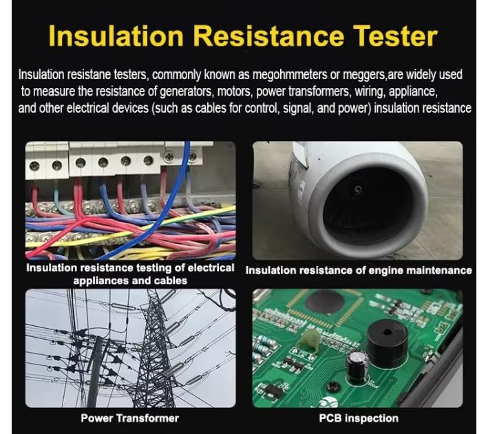 AR3126 DigitalMegohmmeter HighVoltageTester EarthInsulationResistance Tester