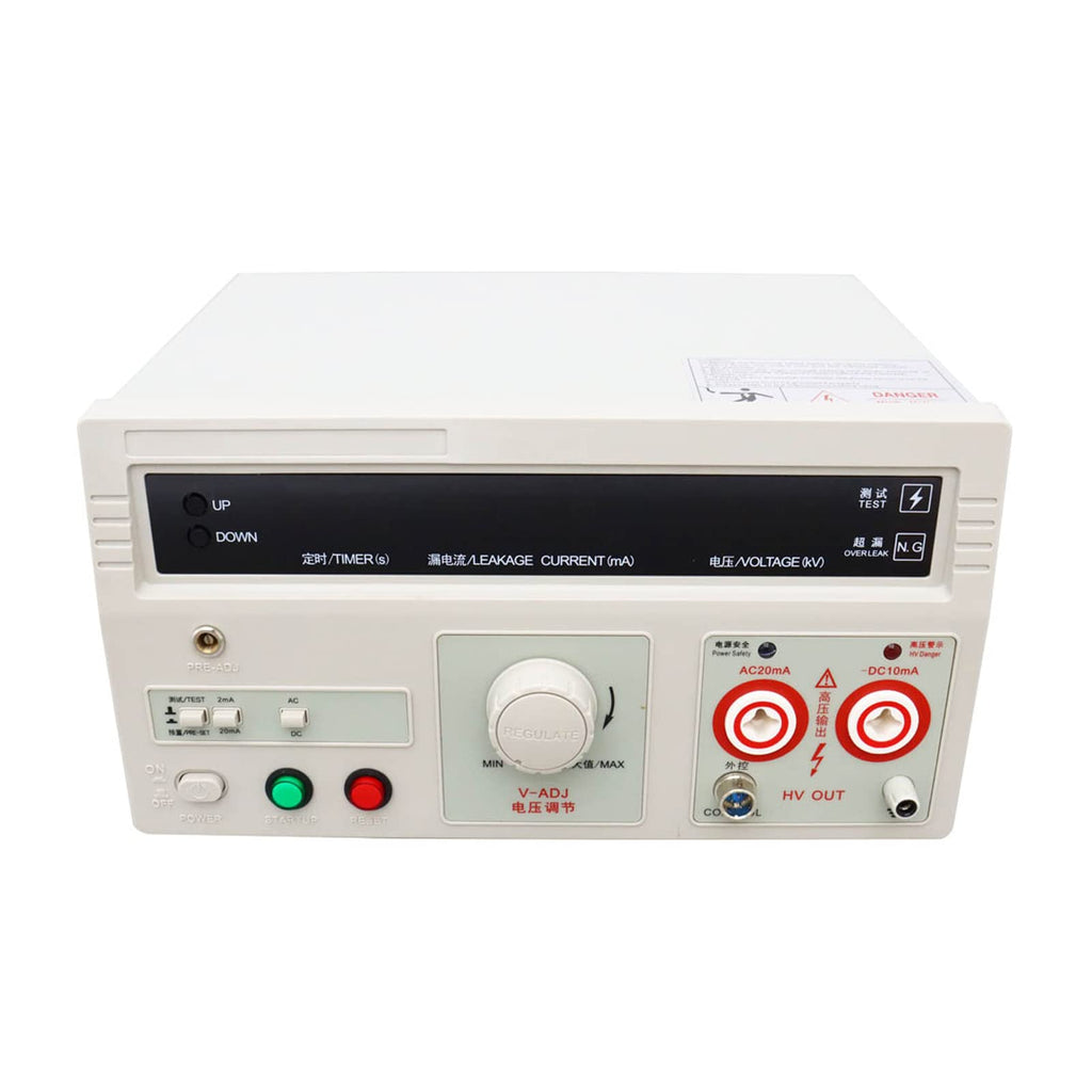 Withstand Hi-Pot 5KV 100VA Tester Voltage Withstand Test Instruments Voltage Tester Power Equipment Testing Tool with Digital Display 5KV AC/DC 110V