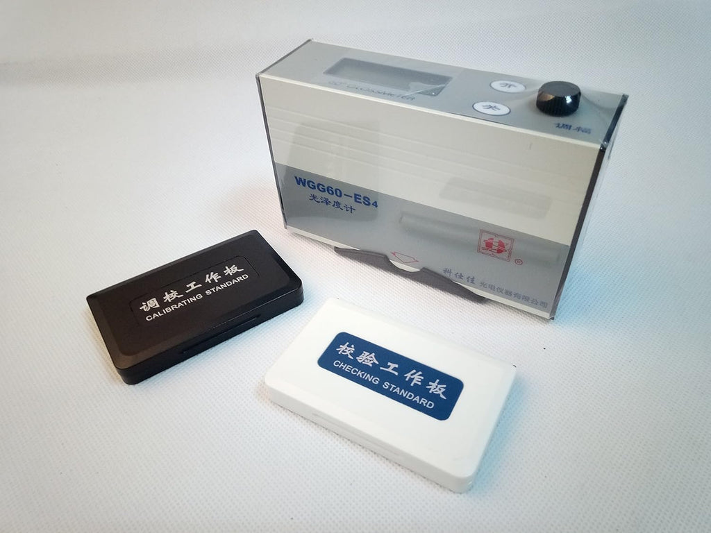 WGG60-ES4 Portable Simplified Gloss Meter Glossmeter Auto Measurement Single Angle 60 Degree 0-199Gu Specially for Stone, Marble, Granite, Polishing Brick, Ceramic Tile