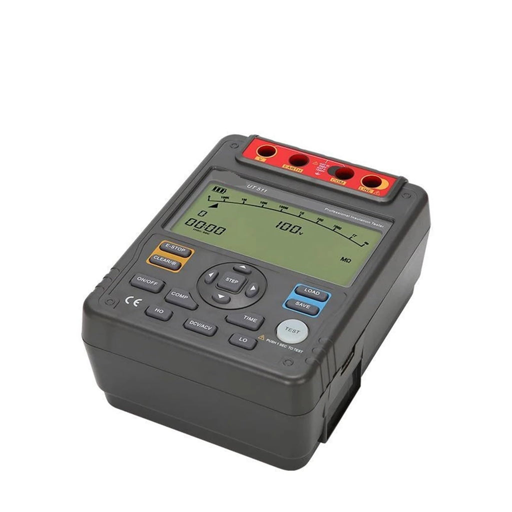 ROROLL UT511 Insulation Resistance Tester Earth Ground 0.1MΩ~10GΩ Ohm Meter AC DC Voltmeter for Electrical Industry