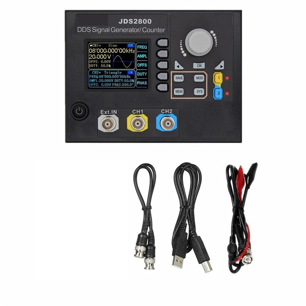 15MHz DDS Function Signal Generator Digital Control Dual-Channel Frequency Meter Arbitrary Waveform Generator