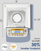 Digital Analytical Balance, 0.1mg Precise Electronic Scale for Lab/Pharmacy/Jewelry Store/Chemical Plant 0.0001g (120g/0.0001g)