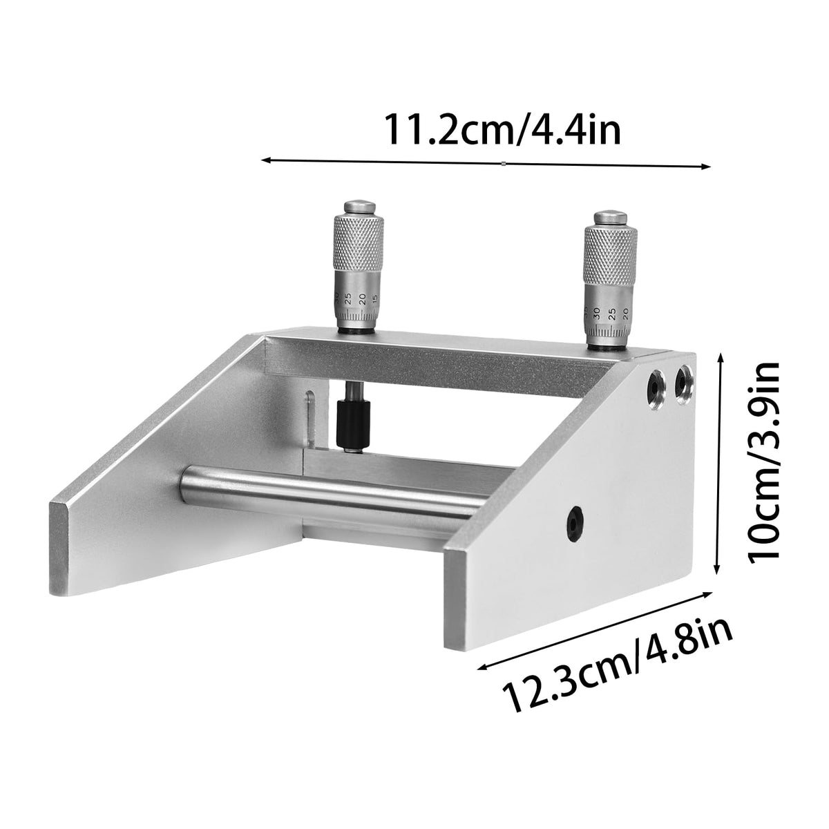 100mm Adjustable Film Coating Applicator Film Coater with Micrometer Wet Film Preparation Device 0-3500μm, 5μm Adjusting Clearance, 1μm Precision