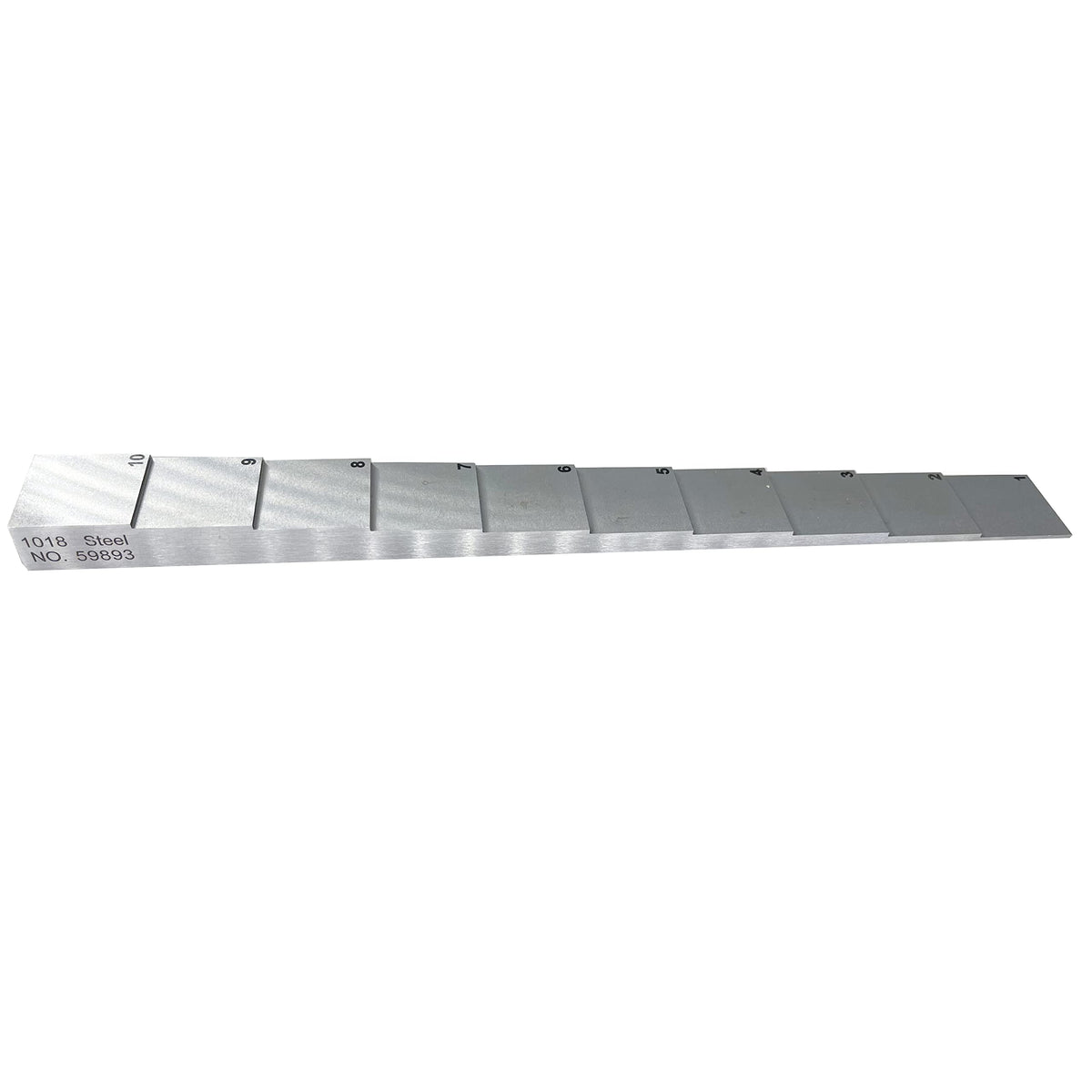 1018 Steel Test Block 10 Step 1mm 2mm 3mm 4mm 5mm 6mm 7mm 8mm 9mm 10mm