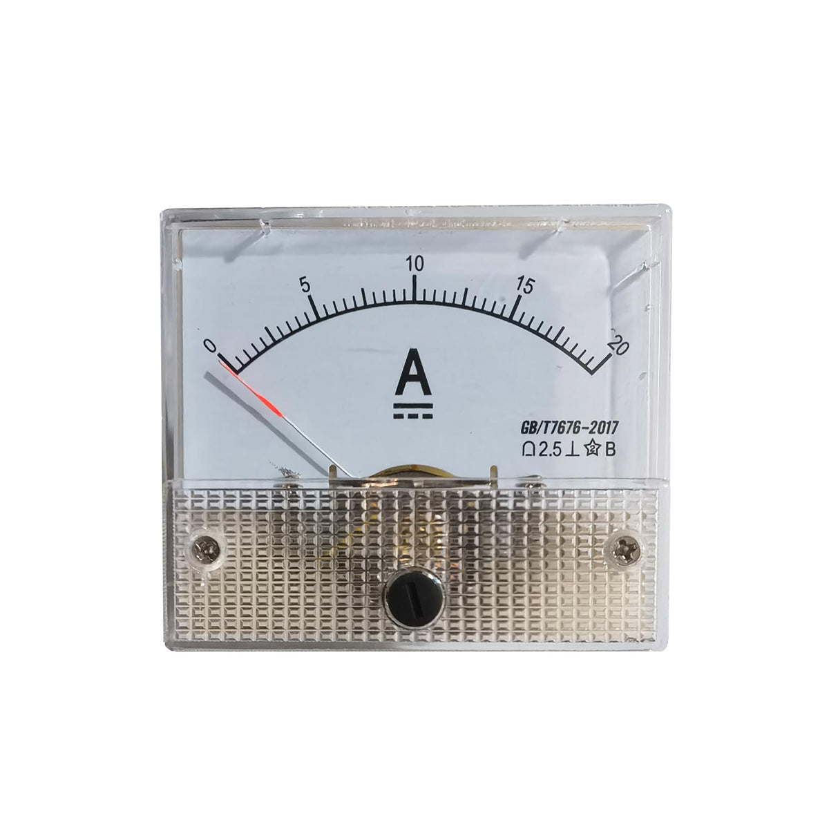Ammeter DC-Analog Current Meter Panel Mechanical Type Microampere Meter Measuring Instrument Tool Accuracy Analog Panel Ammeter Current Meter Panel Mechanical Type Meter