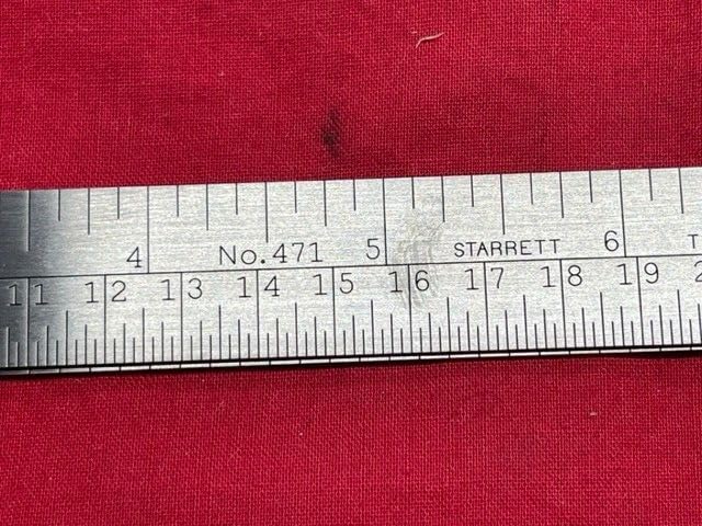 Starrett 471 Steel Folding-Rule with Circumference Measurement in Stock