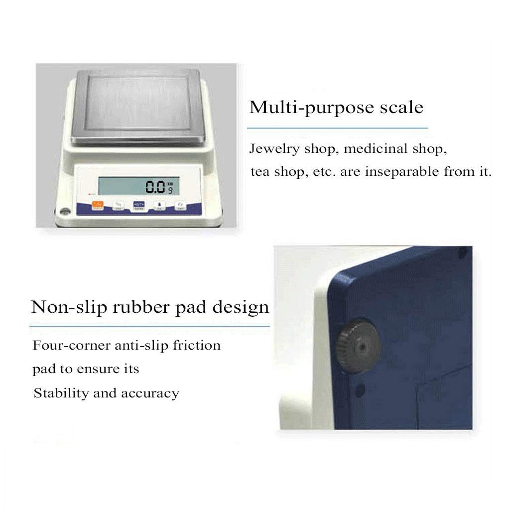 Electronic Precision Balance High Scale Digital Accurate Lab Laboratory Industrial Weighing and Counting Scientific Jewelry Kitchen Scales Multifunctional Weigh(3100g/0.1g)