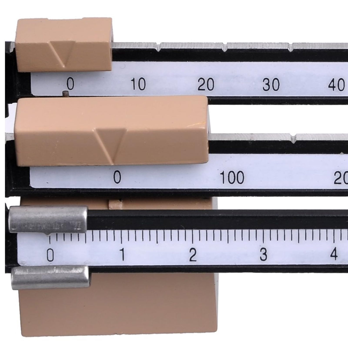 Triple Beam Mechanical Balance Scale, 2610g/0.1g Lab Analytical Weight Set with Zero Adjustment Tare and Magnetic Dampening, No Need Battery, for Electronics, Scientific Research, Food