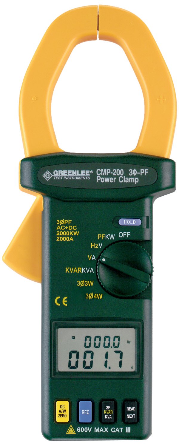 Greenlee - Clampmeter-Trms 2000A Pwr Fact, Elec Test Instruments (CMP-200)
